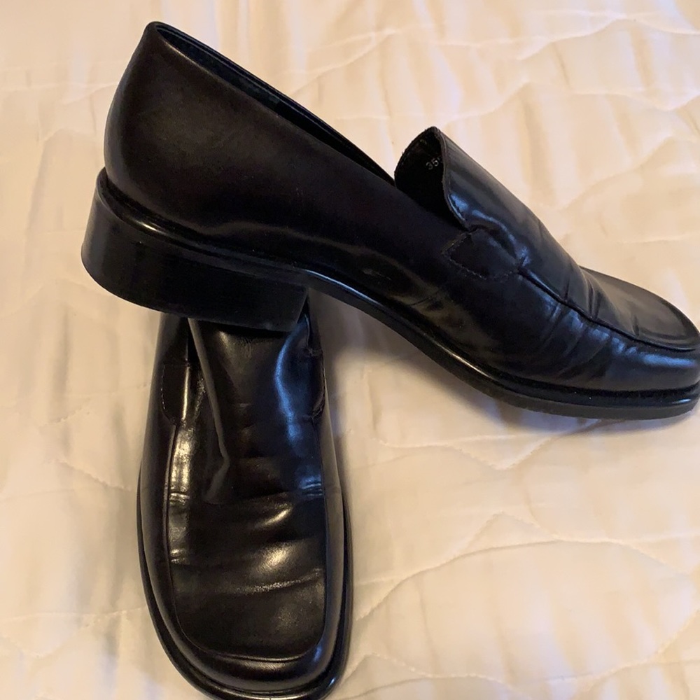 Black Franco Sarto loafers